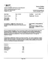 COMM 0004 - Technical Communication for Second-Language Students