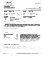MKTG 4412 - Introduction to Real Estate Evaluation and Investment Analysis