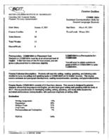 COMM 0004 - Technical Communication Skills for Second Language Students