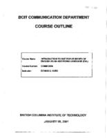 COMM 0004 - Introduction to BCIT for EAL Students