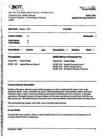 NURS 2000 - Applied Nursing Science 2