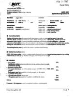 NURS 2000 - Applied Nursing Science 2