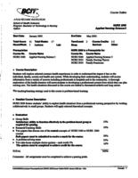 NURS 2000 - Applied Nursing Science 2