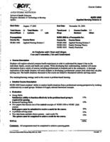 NURS 2000 - Applied Nursing Science 2