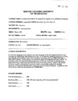COMM 0004 - Introduction to BCIT for Students of English as an Additional Language