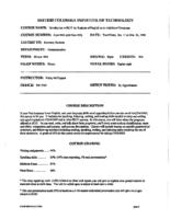 COMM 0004 - Introduction to BCIT for Students of English as an Additional Language