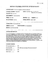COMM 0005 - Technical English as a Second Language
