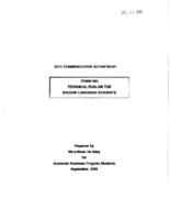 COMM 0005 - Technical English as a Second Language