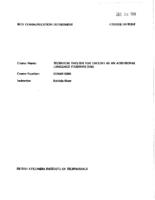 COMM 0005 - Technical English for English as an Additional Language Students