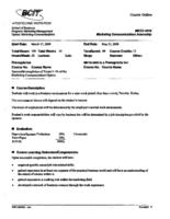MKTG 4416 - Marketing Communications Internship