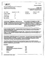 COMM 0005 - Technical English for English as an Additional Language Students