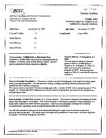 COMM 0005 - Technical English for English as an Additional Language Students