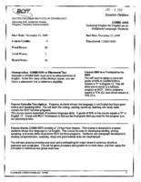 COMM 0005 - Technical English for English as an Additional Language Students