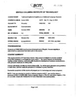 COMM 0005 - Technical English for English as an Additional Language Students