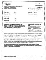 COMM 0005 - Technical English for English as an Additional Language Students
