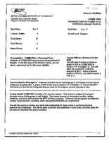 COMM 0005 - Technical English for English as an Additional Language Students