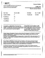 COMM 0005 - Technical English and Learning Skills for Second Language Students