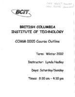 COMM 0005 - Technical English and Learning Skills for Second Language Students