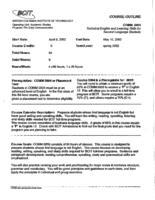 COMM 0005 - Technical English and Learning Skills for Second Language Students