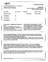COMM 0005 - Technical English and Learning Skills for Second Language Students