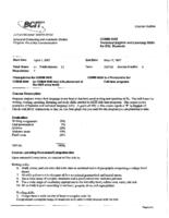 COMM 0005 - Technical English and Learning Skills for EAL Students 