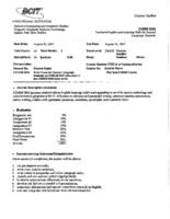 COMM 0005 - Technical English and Learning Skills for Second Language Students