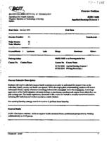 NURS 1000 - Applied Nursing Science 1