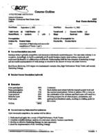 MKTG 3333 - Real Estate Marketing
