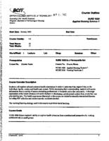 NURS 1000 - Applied Nursing Science 1