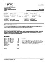 MKTG 3334 - Advanced Sales & Negotiation Techniques