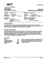 MKTG 3339 - Public Relations and Event Marketing