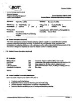 MKTG 3340 - Database Marketing Strategies