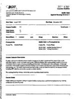 NURS 1000 - Applied Nursing Science 1