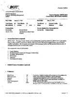 MKTG 4413 - Mortgage Finance