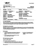 NURS 2030 - Nursing Practicum 2