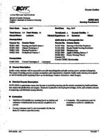 NURS 2030 - Nursing Practicum 2