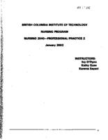 NURS 2040 - Professional Practice 2