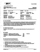 NURS 2040 - Professional Practice 2