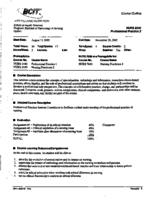 NURS 2040 - Professional Practice 2