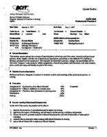 NURS 2040 - Professional Practice 2