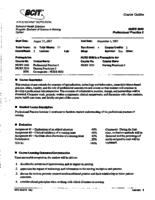 NURS 2040 - Professional Practice 2