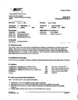 NURS 2040 - Professional Practice 2
