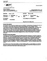 MKTG 4425 - Electronic Marketing