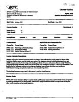 NURS 3000 - Applied Nursing Science 3