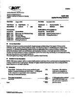 NURS 3000 - Applied Nursing Science 3