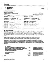 NURS 3000 - Applied Nursing Science 3