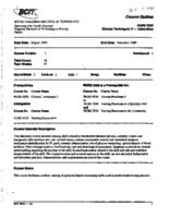 NURS 3020 - Clinical Techniques 3 - Laboratory