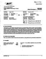 NURS 3020 - Clinical Techniques 3 - Laboratory