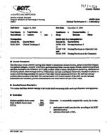 NURS 3020 - Clinical Techniques 3 - Laboratory