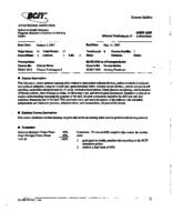 NURS 3020 - Clinical Techniques 3 - Laboratory